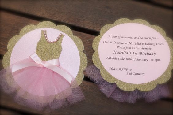 7 Ballerina Party Invitation Ideas - The Children's Planner