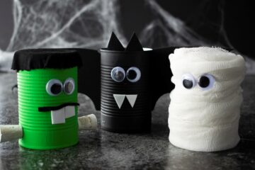 Halloween Spooky Cans Crafts