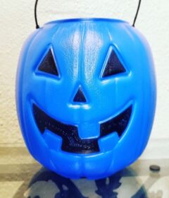 Blue Halloween Bucket