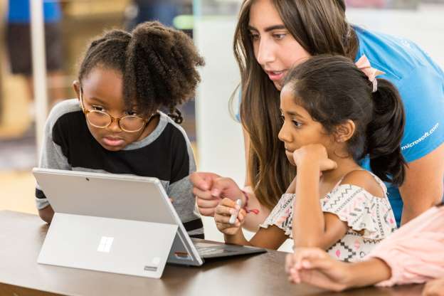 Girl Scouts at Microsoft