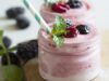 blueberry Smoothie in Jar