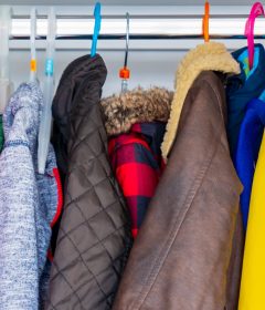 Kids Coats on hangers