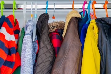 Kids Coats on hangers