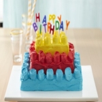 Tower of Blocks Birthday Cake