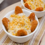Chicken Nugget Mashed Potato Bowls